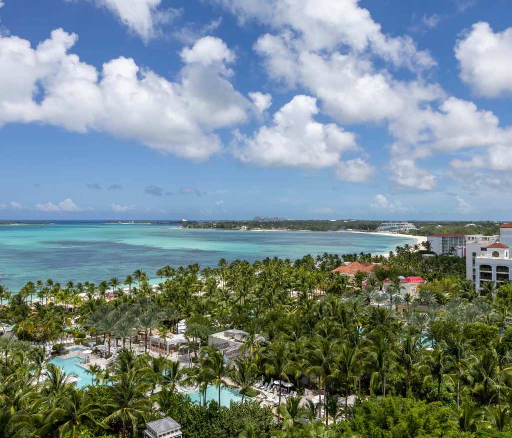 unobstructed views of the crystal blue water in the ocean