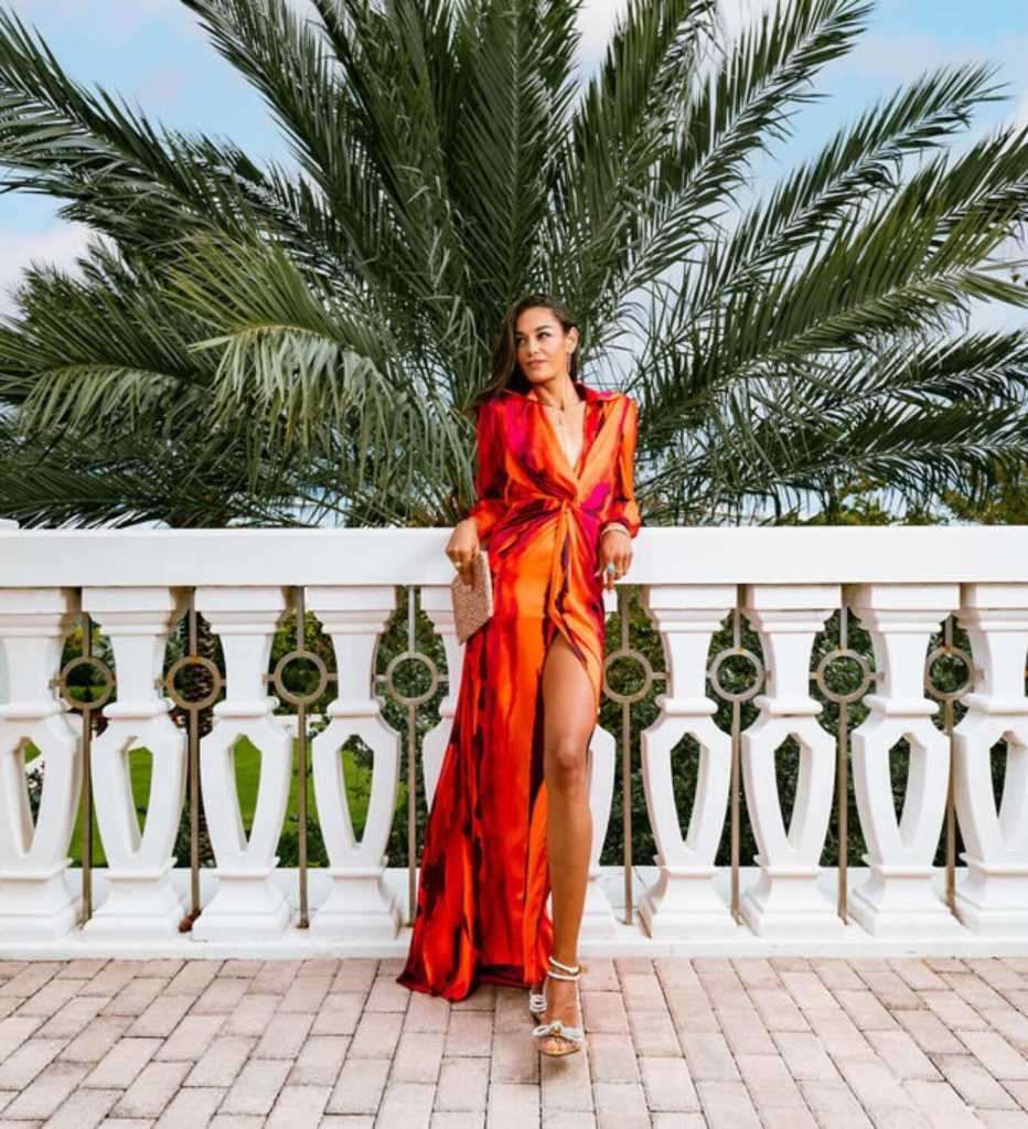 a fashionable woman staying at SLS Baha Mar