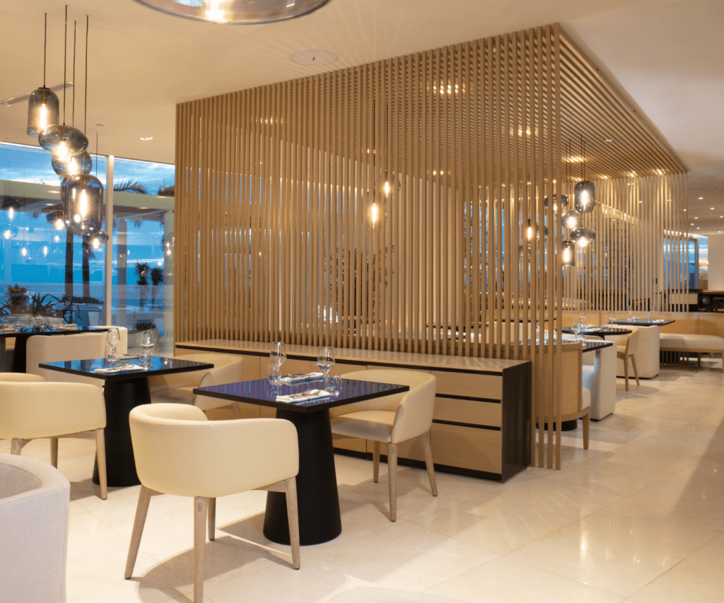 two top tables in a beautiful dining room