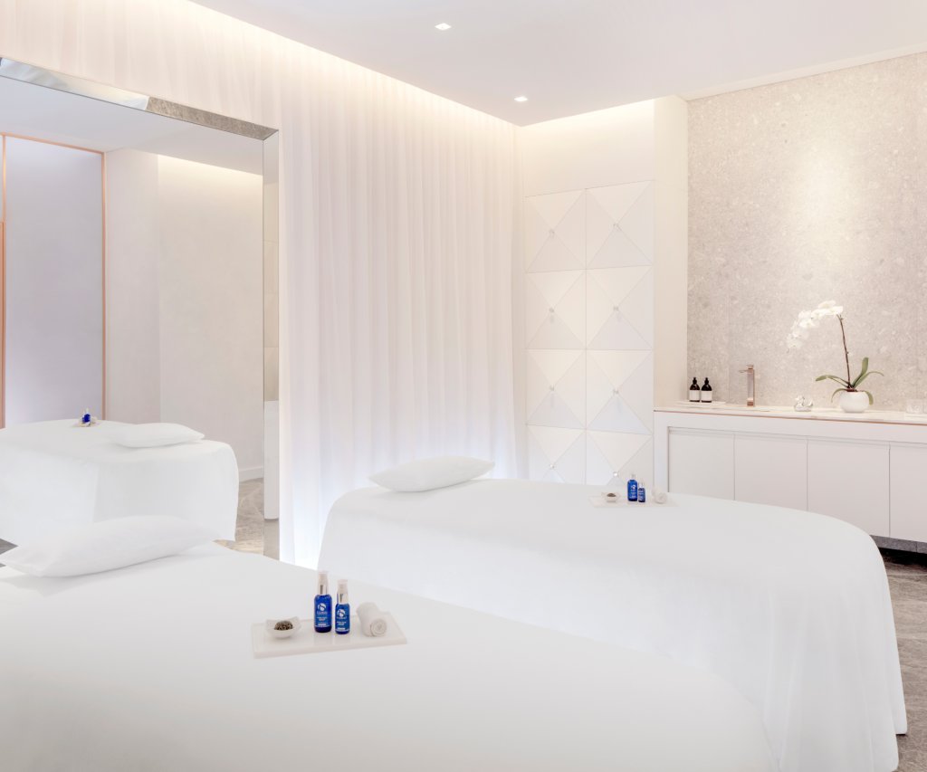an all white treatment room that inspires tranquility