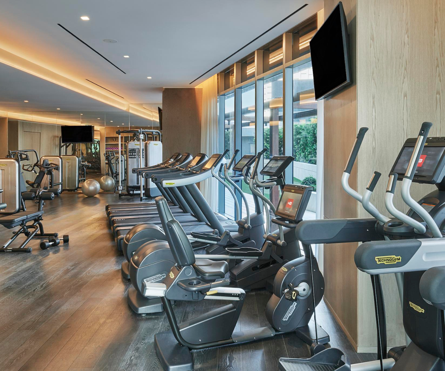 a fitness center with state of the art equipment