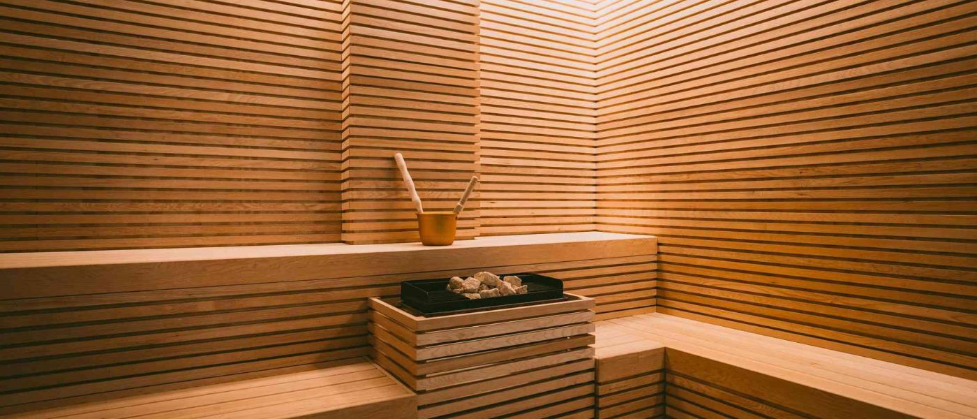 uma sauna seca tranquila