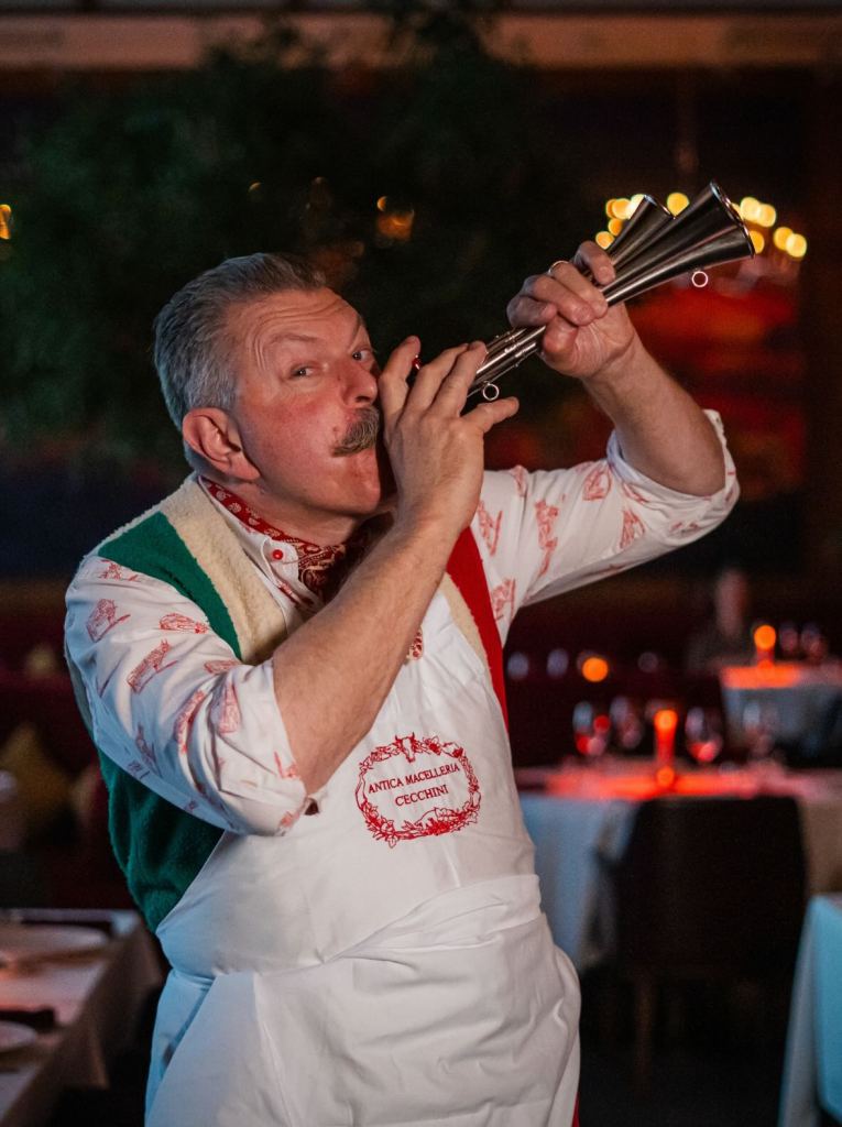 dario cecchini, the founder of carna, at taste of sls dubai