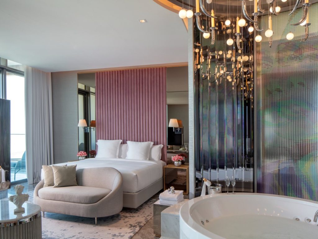 a lavish suite at sls dubai