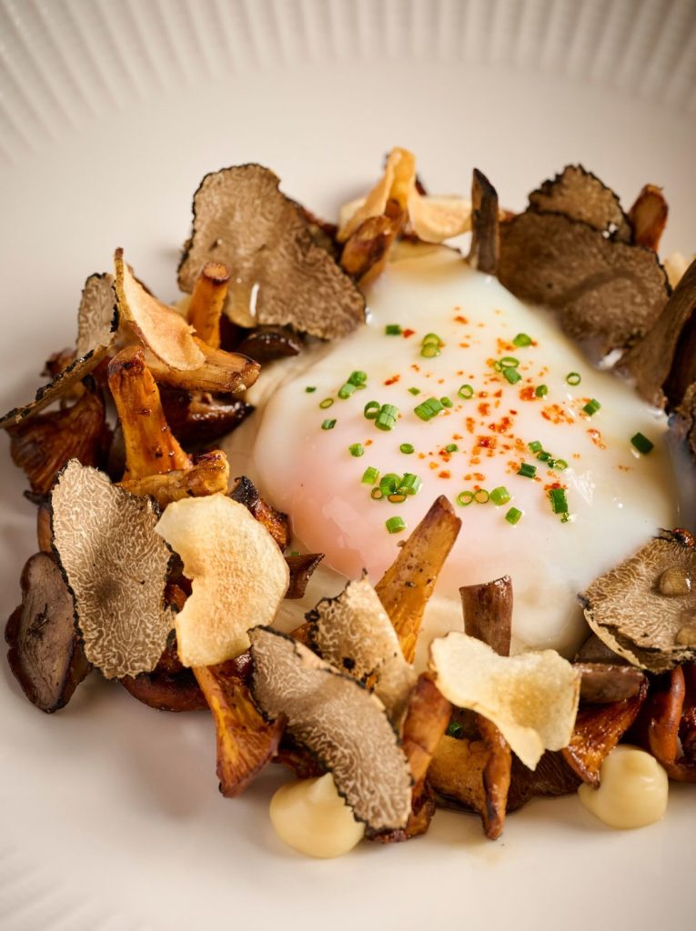 a delicious truffle dish served at carna dubai