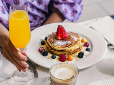 A brunch spread of delicious offerings at Bar Central