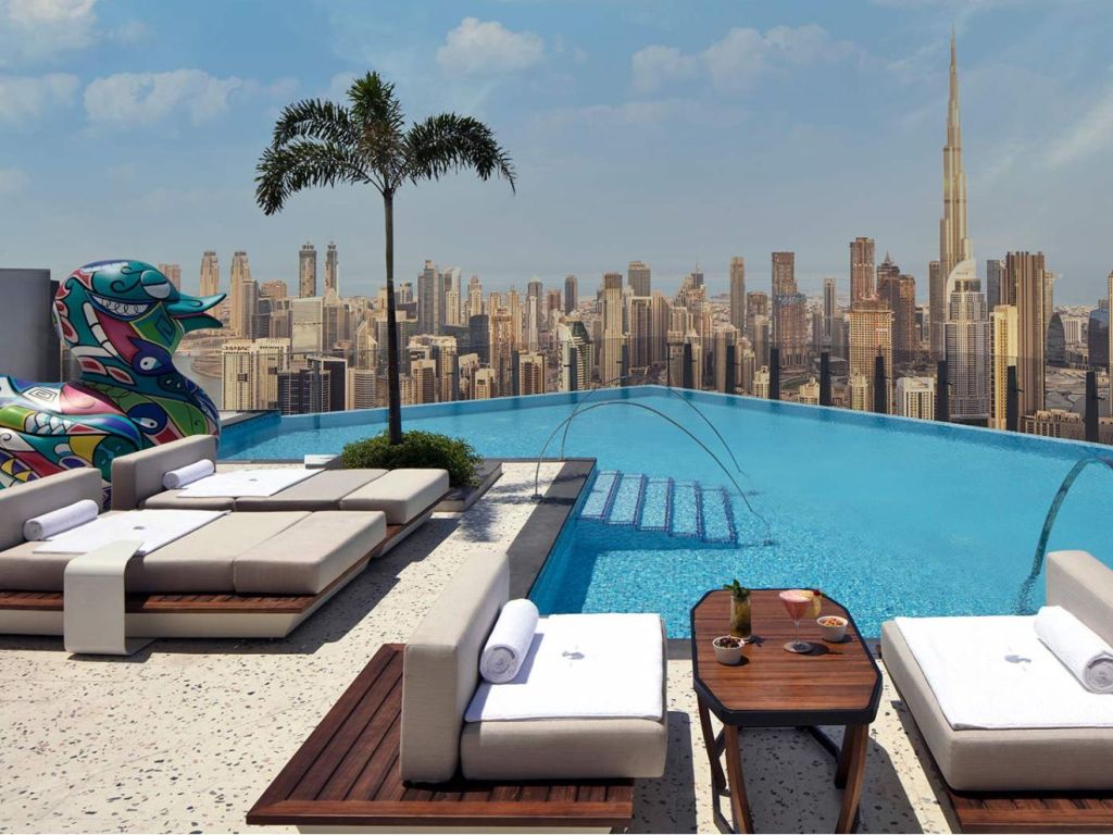 SLS Dubai privilege rooftop
