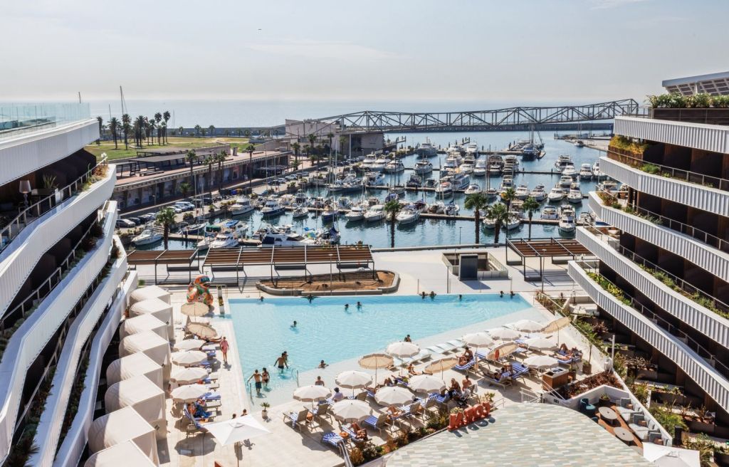 coral pool marina view