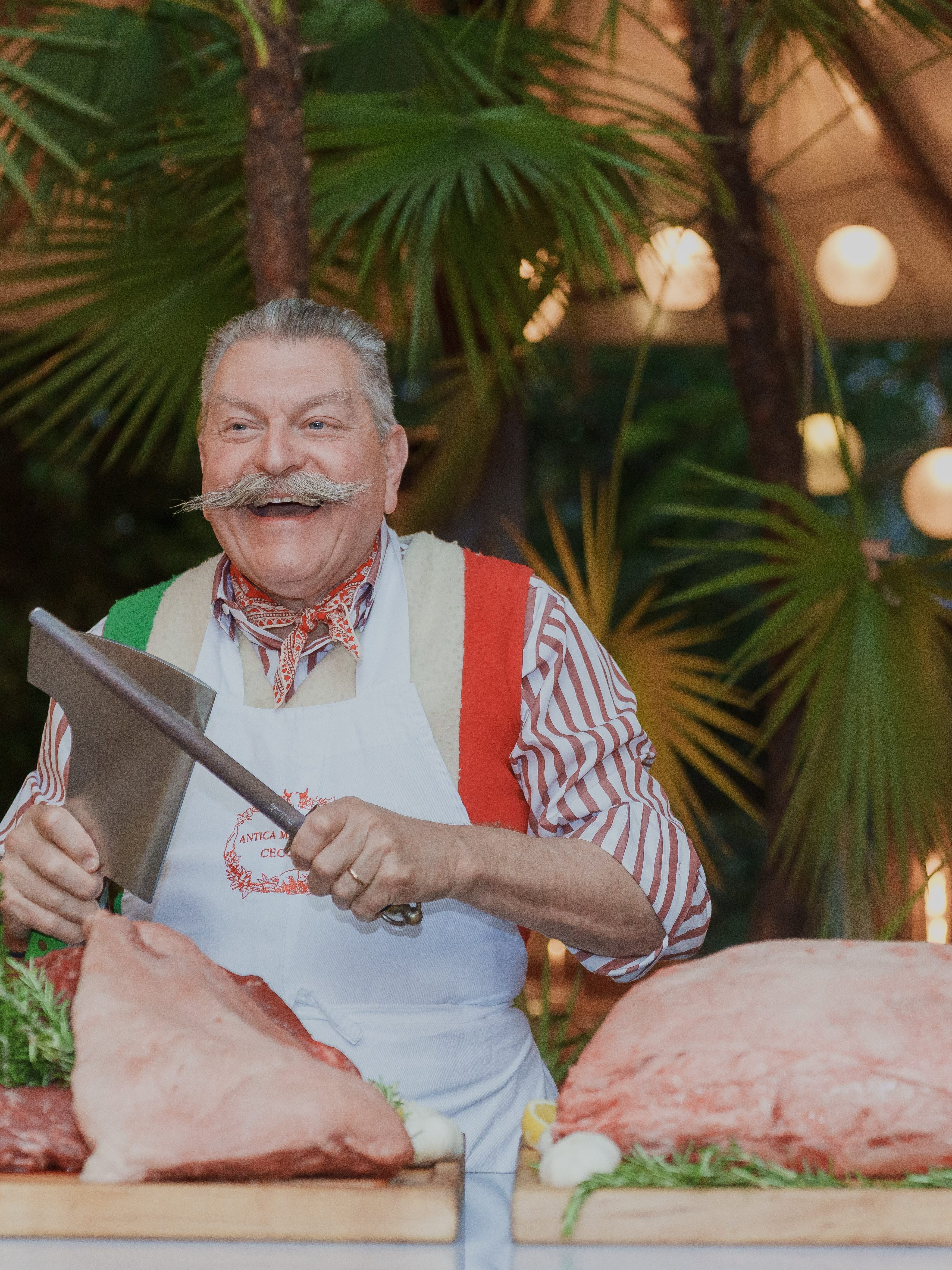 Dario Cecchini at the Taste of SLS